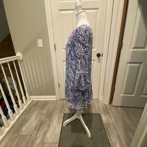 Lilly Pulitzer Blue Grotto Move It or Lose It Percilla Tunic Dress 16817 - Picture 7 of 14